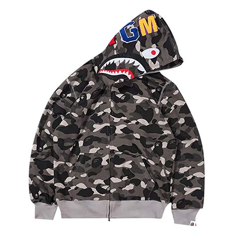 bape x gucci hoodie|Bape shark sweatshirt.